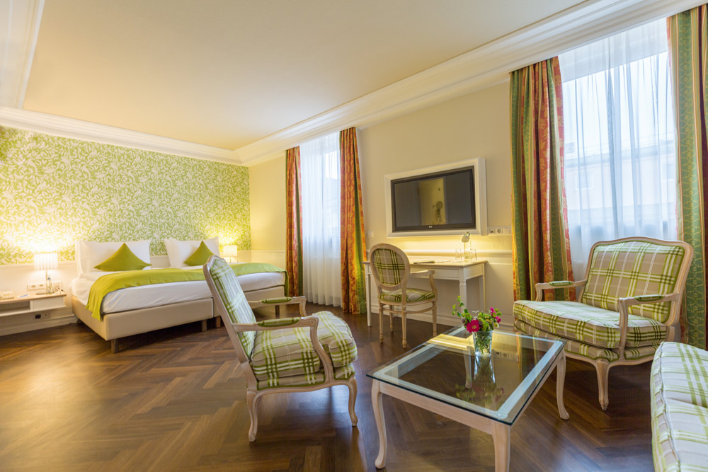 Deluxe Zimmer im IMLAUER Hotel PITTER in Salzburg